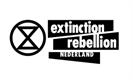 Logo van Extinction Rebellion Nederland
